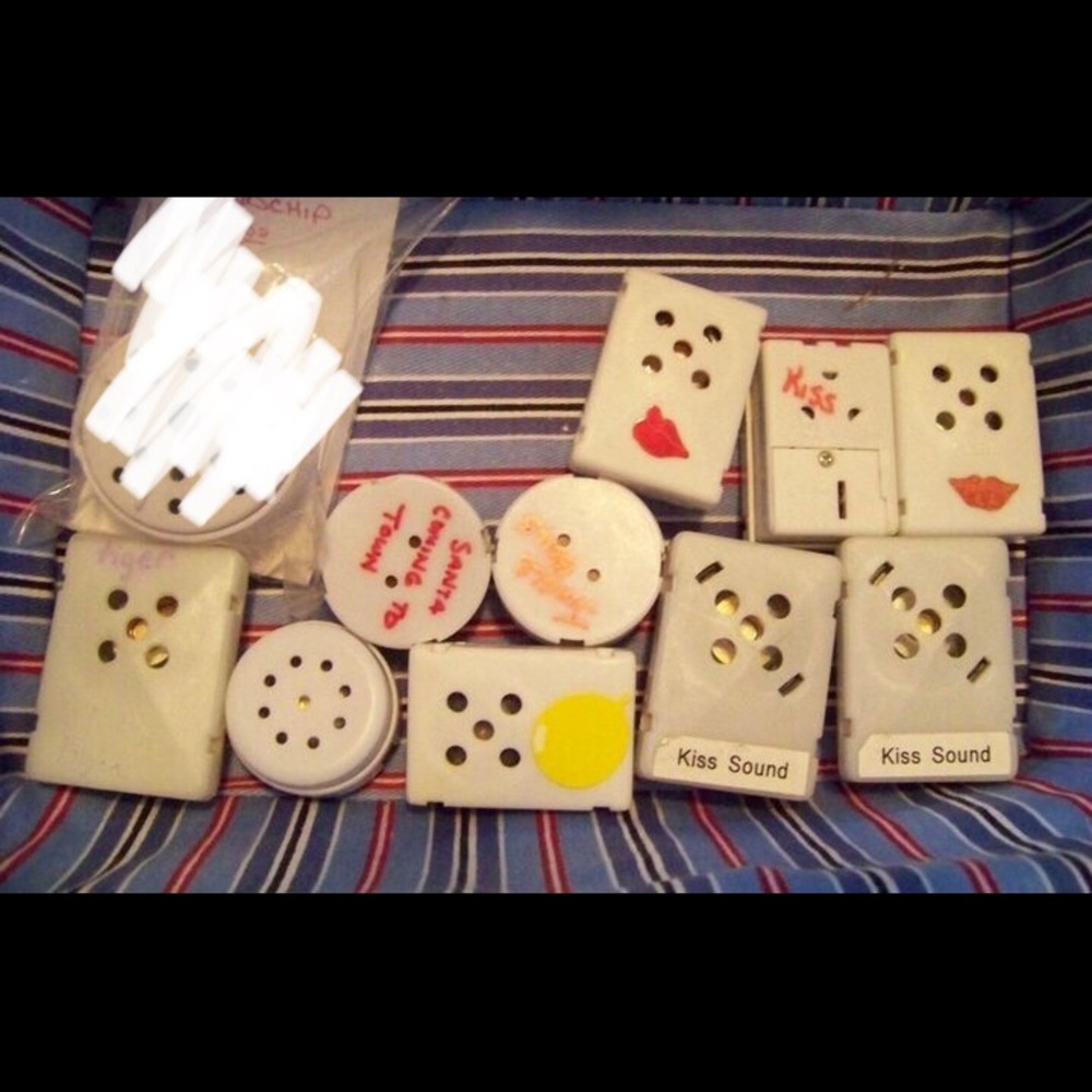 NEW Stuffed Animal Accessories - Set of 10 Sound Chips